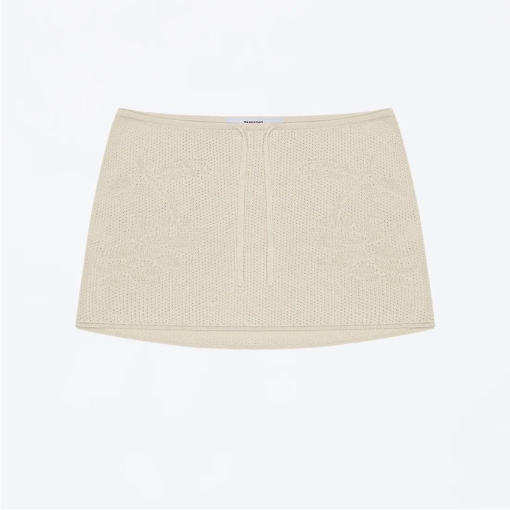 Tank Air double love knit mini skirt